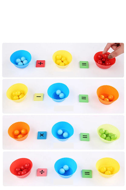 Kids Montessori Wooden Toys Hands Brain Training Clip Beads Chopsticks Beads Toys Early Educational Puzzle Board Math Game To L1