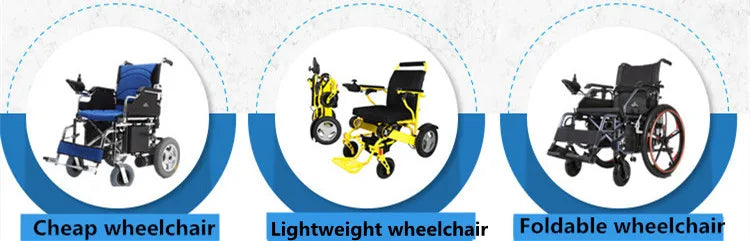 Lightweight Power Wheelchair - Automatic Folding with Remote Control