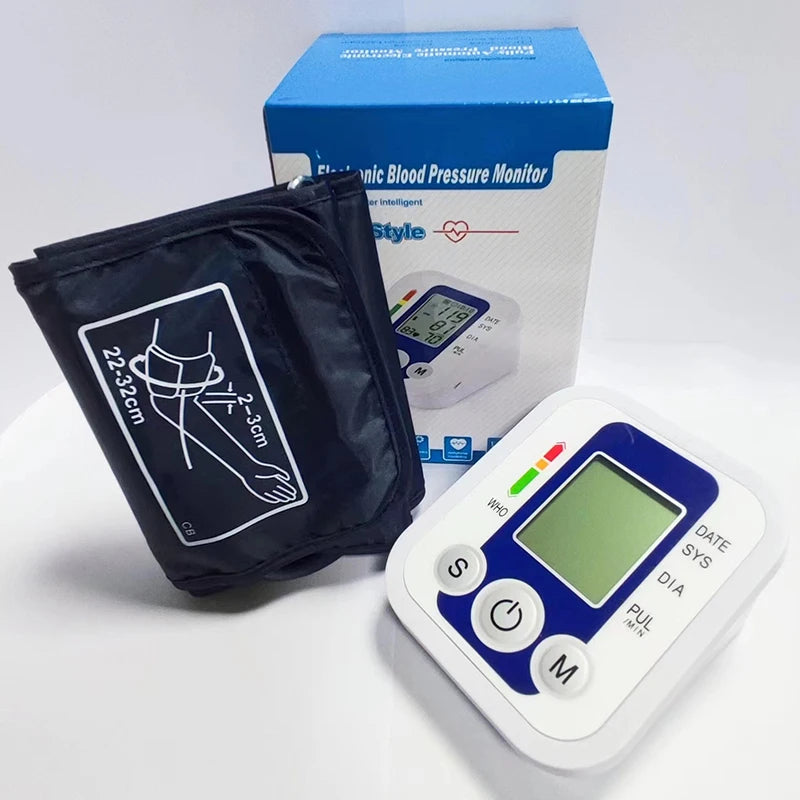 Digital Blood Pressure Monitor - Automatic Cuff