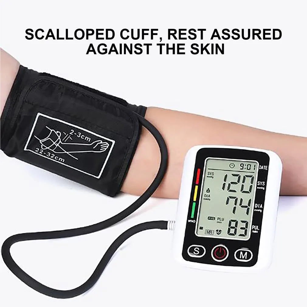 Digital Blood Pressure Monitor - Automatic Cuff