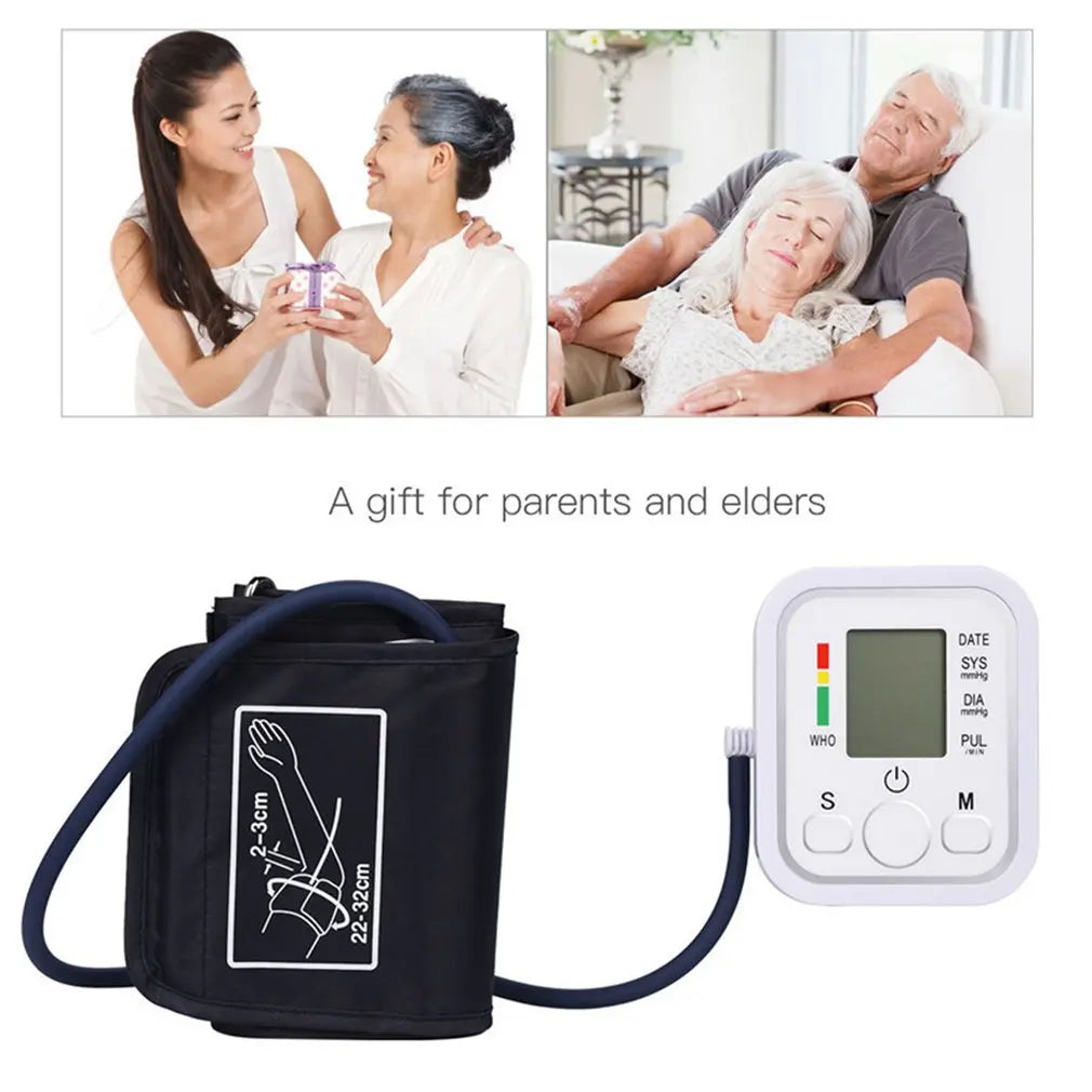 Digital Blood Pressure Monitor - Automatic Cuff