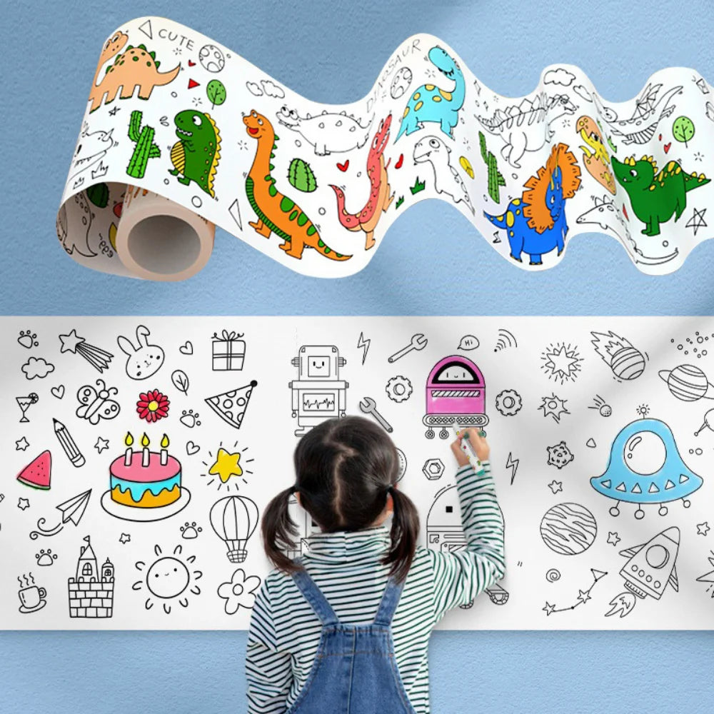 3M DIY Sticky Coloring Roll - Autism Learning & Early Intervention Tool