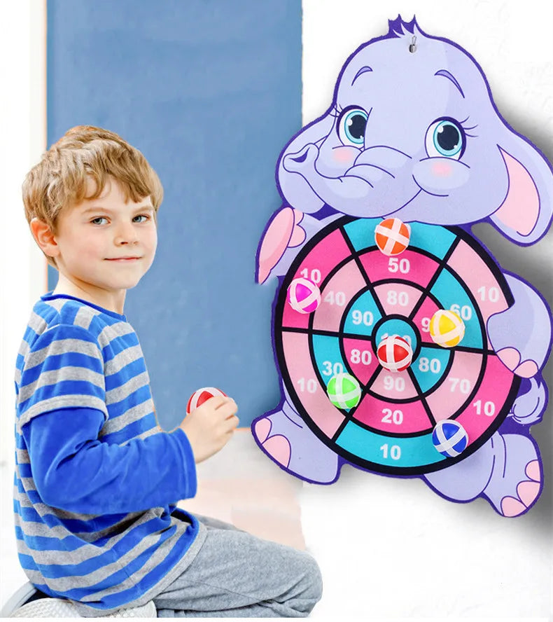 Montessori Sticky Dart Board - Educational Toy for Kids 2-4