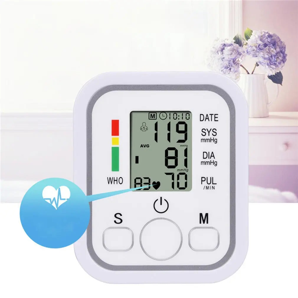 Digital Blood Pressure Monitor - Automatic Cuff