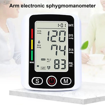 Digital Blood Pressure Monitor - Automatic Cuff