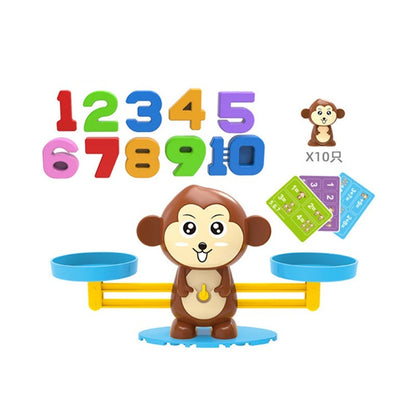 Montessori Math Toy Monkey Balance Baby Montessori Educational Games  Number Toy Educational Learning Toys Teaching Material