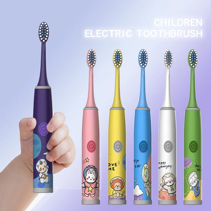 Kids' Electric Toothbrush - Soft Bristles for Autism & Early Childhood