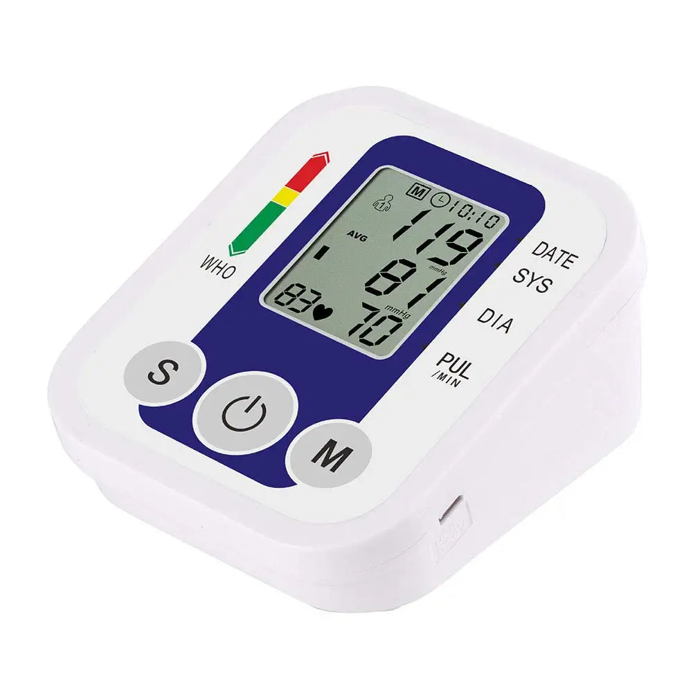 Digital Blood Pressure Monitor - Automatic Cuff