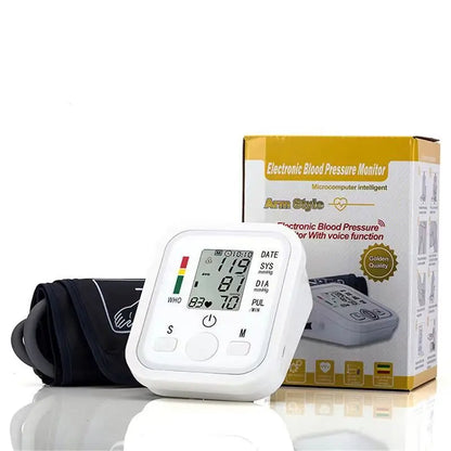 Digital Blood Pressure Monitor - Automatic Cuff