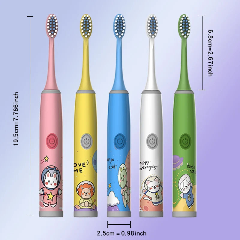 Kids' Electric Toothbrush - Soft Bristles for Autism & Early Childhood