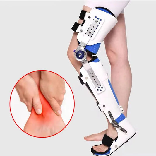 Adjustable knee Ankle Foot Medical Brace-Orthopedic Knee Joint Support-For Meniscus Injury Joint Pain Relief Rehabilitation Brac