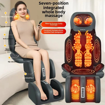 Massage chair home full body multi-function massager back waist cervical spine instrument massage sofa chair cushion electric