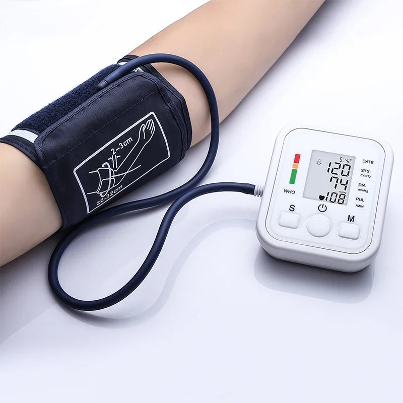 Digital Blood Pressure Monitor - Automatic Cuff