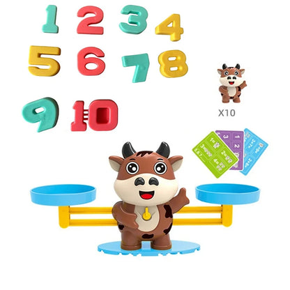 Montessori Math Toy Monkey Balance Baby Montessori Educational Games  Number Toy Educational Learning Toys Teaching Material