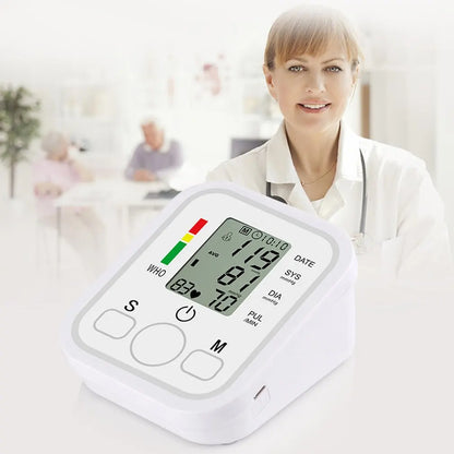 Digital Blood Pressure Monitor - Automatic Cuff