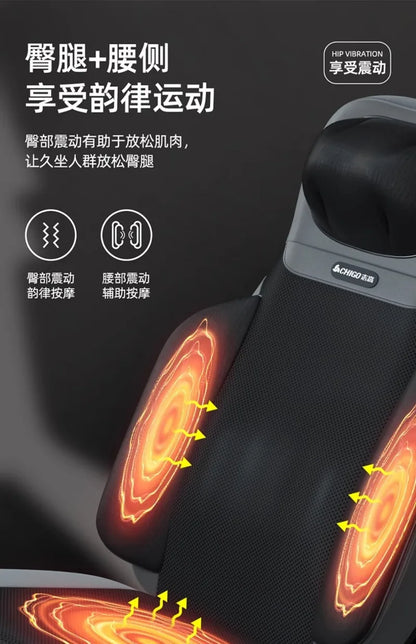 Massage chair home full body multi-function massager back waist cervical spine instrument massage sofa chair cushion electric