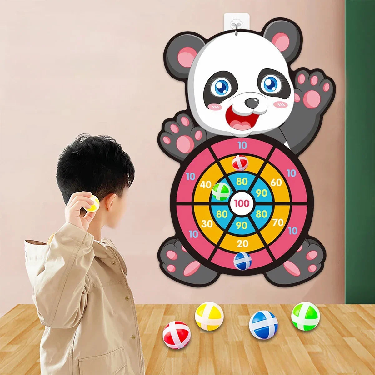 Jungle Animal Dart Plate Board Panda Safari Birthday Party Favors Kids Baby Shower Party Decoration Guest Children Toys Gifts