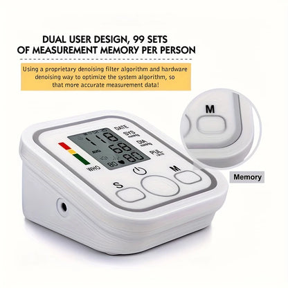 Digital Blood Pressure Monitor Equipment Automatic Professional Medical Portable Tonometer Digital Tensiometer Heart Rate Monit