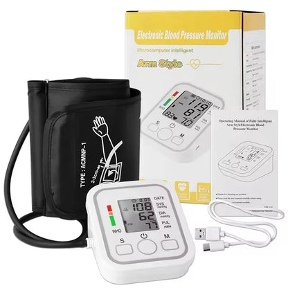 Digital Blood Pressure Monitor - Automatic Cuff