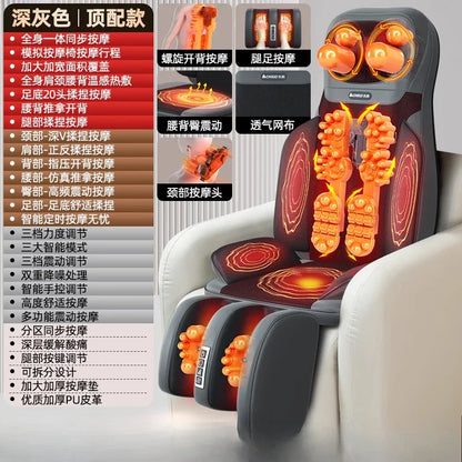 Massage chair home full body multi-function massager back waist cervical spine instrument massage sofa chair cushion electric