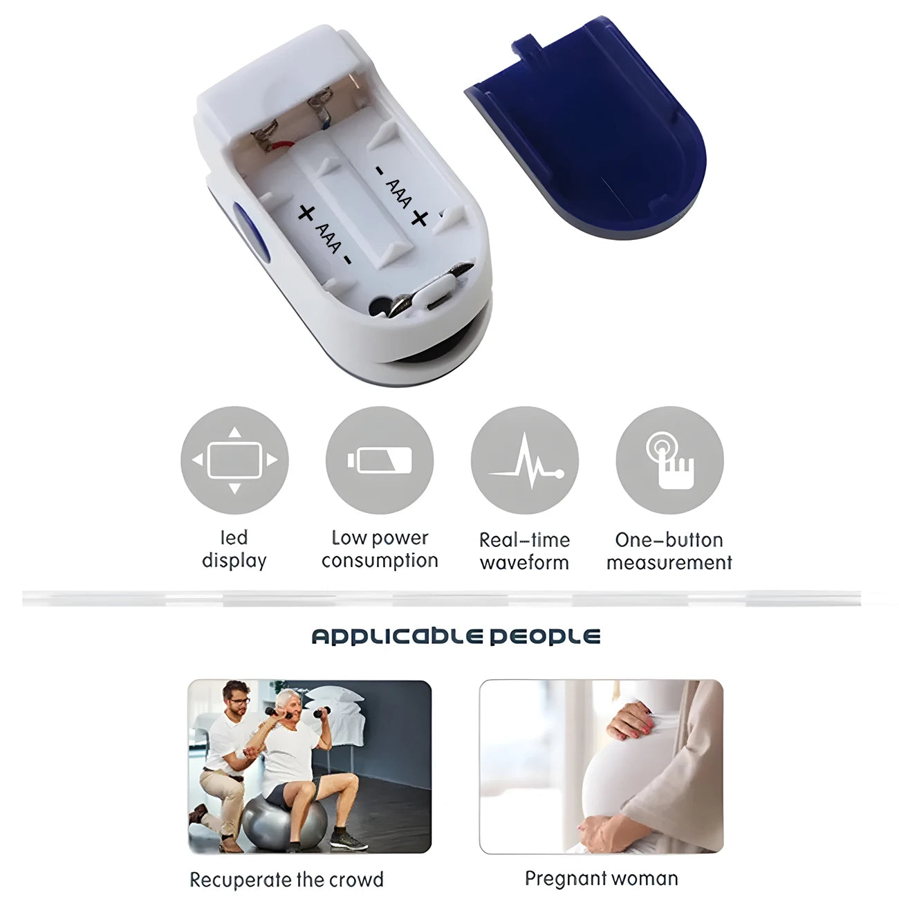 Finger Pulse Oximeter for Pediatric/Child oximetro Pulsoximeter Medical Infant De Dedo SpO2 Saturation Meter Health Care