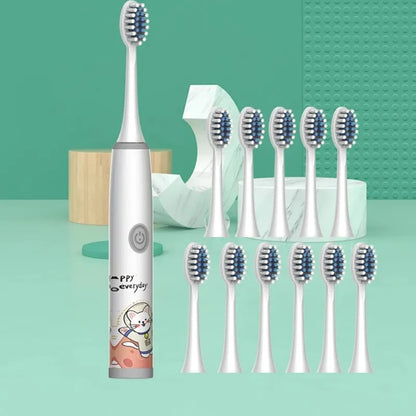 Kids' Electric Toothbrush - Soft Bristles for Autism & Early Childhood