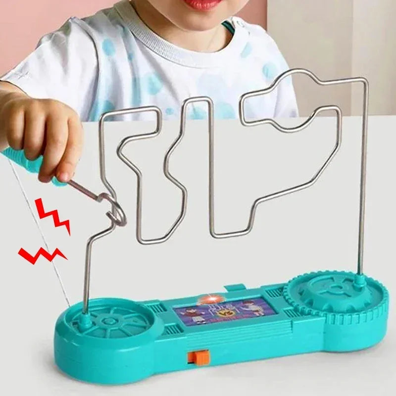 Fun Kids Concentration Training Electric Collision Maze Toy Science Experiment Kids Early Education Puzzle Toys Learning Props